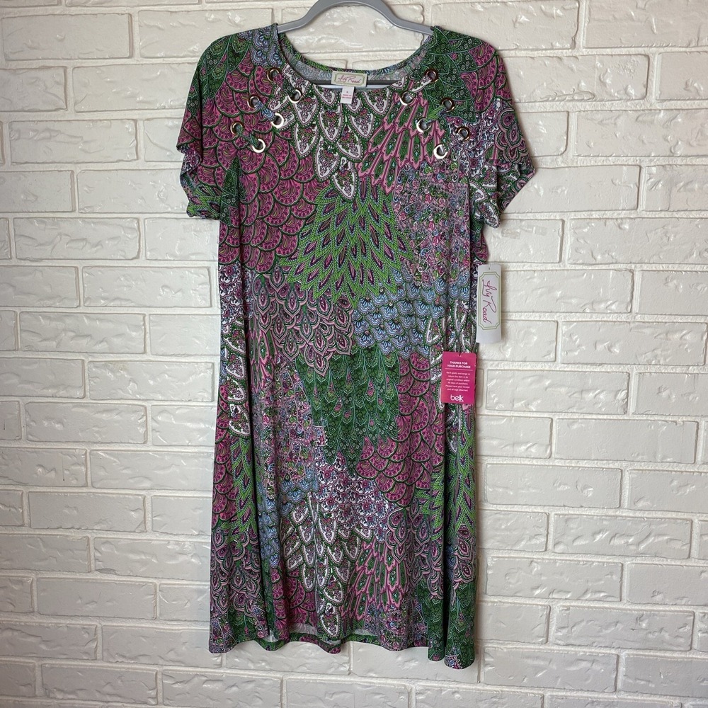 Ivy Road NWT Women's Dress Size L Multi Shift